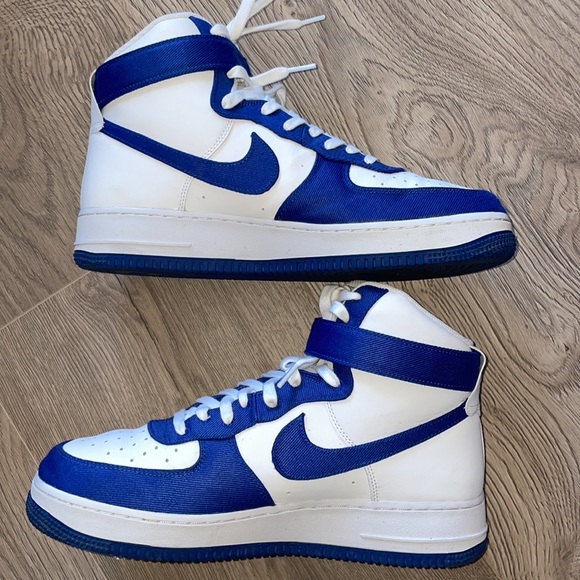 Nike Air Force 1 High '07 LV8 EMB 'Dodgers' - Picture 7 of 9